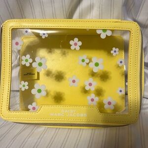 Marc Jacobs Daisy Yellow Floral Pouch